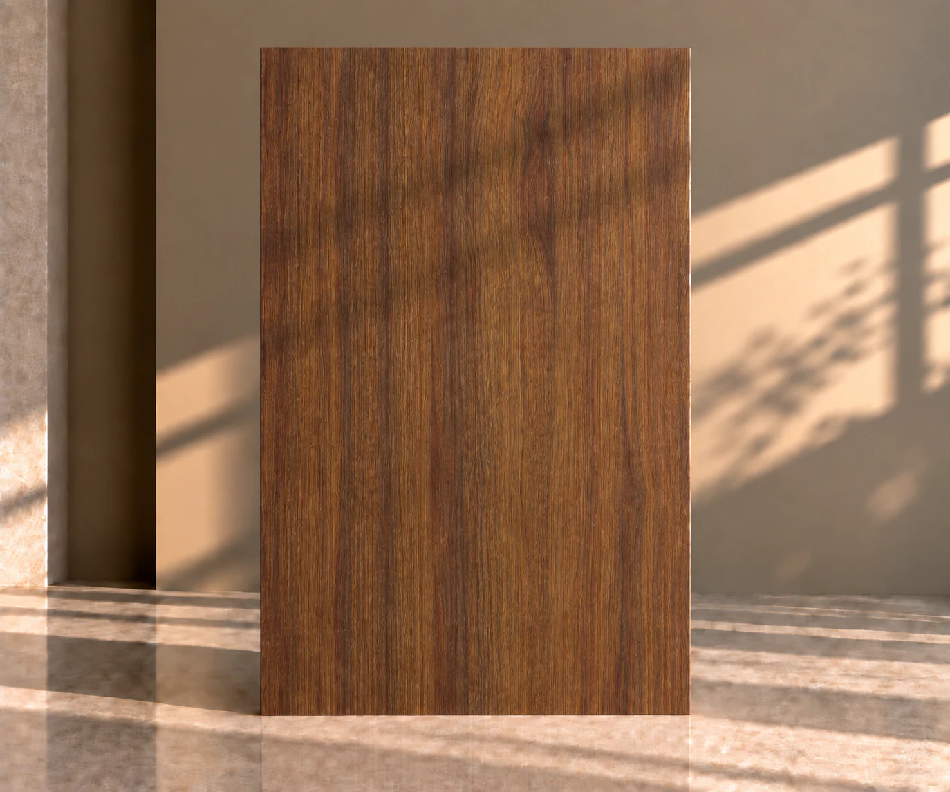Ebony flat wood panels