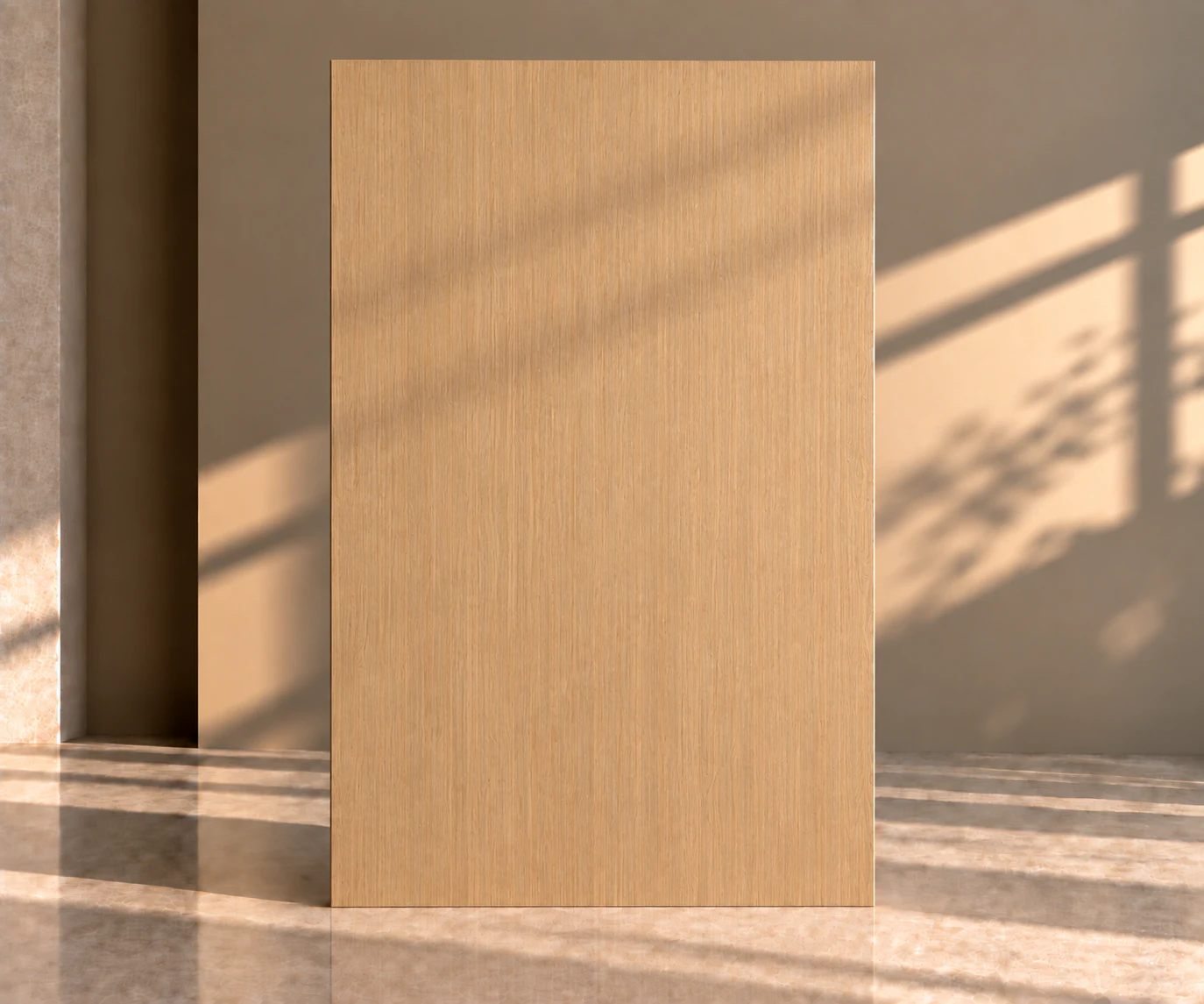 Light Oak flat wood panels