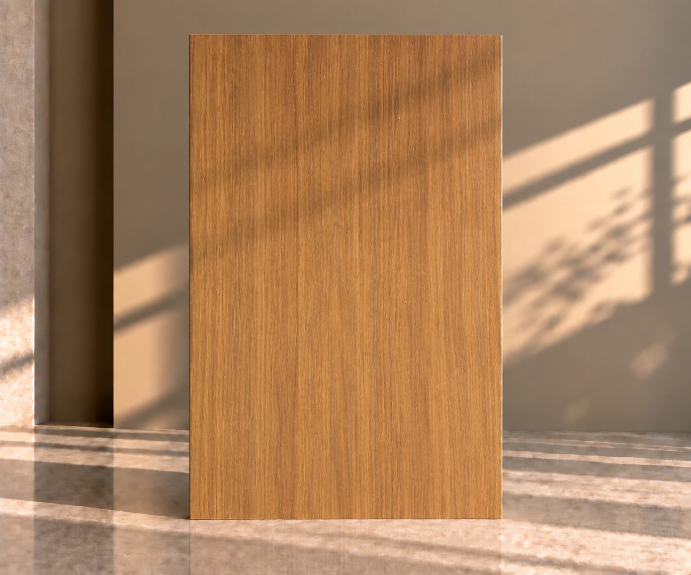 Oak flat wood panels