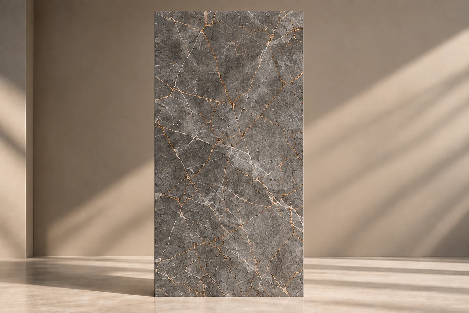Gray Concrete marble look panels
