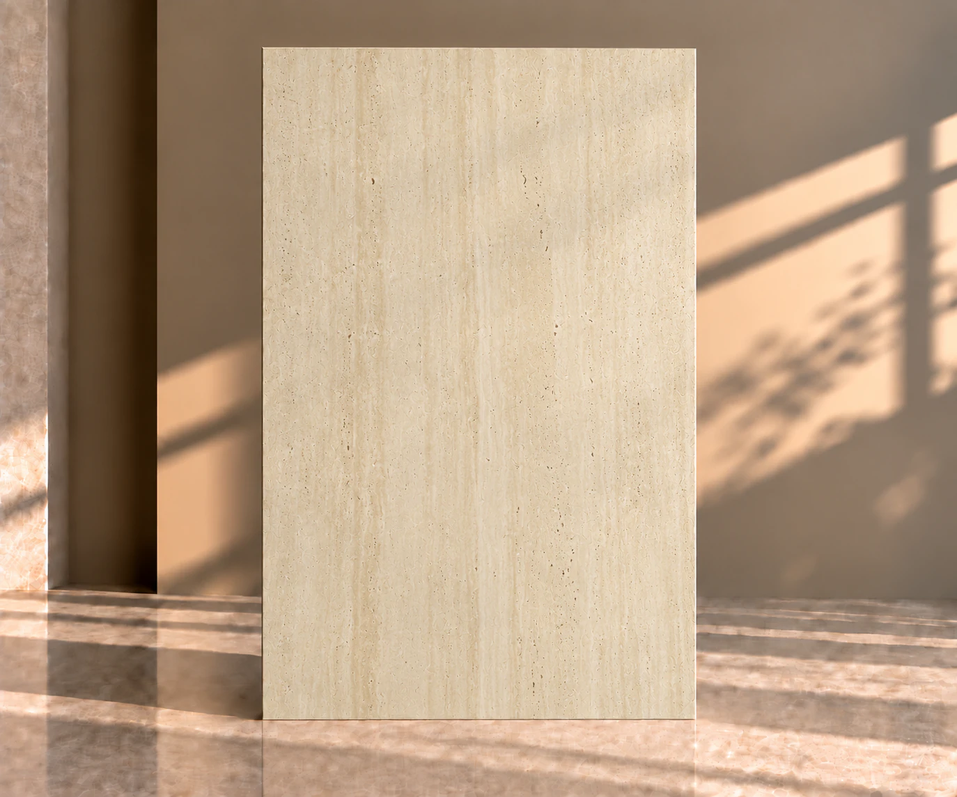 Travertine stone and texture panels